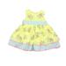 Pre-owned Laura Ashley Girls Yellow Floral Dress size: 0-3 Months