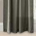 Conrad Semi Sheer Curtain Panel, 48 x 84, Dark Gray