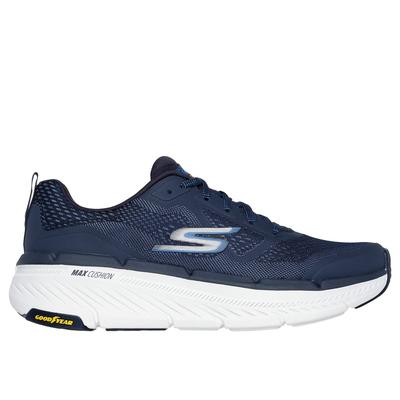 Skechers Men's Max Cushioning Premier 2.0 - Vantage Sneaker | Size 9.0 | Navy Blue | Synthetic/Textile