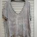 Free People Tops | Free People All Mine Tie Dye Tee | Color: Blue/White | Size: S