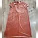 Madewell Dresses | Madewell Crushed Velvet Dress Size Xs | Color: Pink | Size: Xs