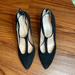 Nine West Shoes | Black Suede Nine West T Strap Pumps | Color: Black | Size: 9