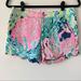 Lilly Pulitzer Shorts | Lilly Pulitzer Buttercup Shorts Scalloped Let’s Cha Cha 00 | Color: Blue/Pink | Size: 00