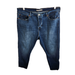 Levi's Jeans | Levi's Wedgie Skinny Jeans Raw Hem Women's Plus Size 20w | Color: Blue | Size: 20w