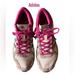 Adidas Shoes | Adidas Marathon Athletic Shoes Sneaker Adiprene Gray And White Women’s 8.5 | Color: Pink/White | Size: 8.5