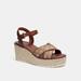 Coach Shoes | Coach Kimberly Espadrille Sandals | Color: Brown | Size: 10