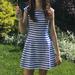 Lilly Pulitzer Dresses | Lilly Pulitzer Blue And White Stripe Mini Dress, Size Xs | Color: Blue/White | Size: Xs