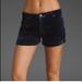 Free People Shorts | Free People Velvet Blue Shorts 29 Vguc | Color: Blue | Size: 29