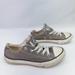 Converse Shoes | Converse All Star Kids Shoes Low Tow Gray Canvas Lace Up Sneakers Girls Size 13 | Color: Gray/White | Size: 13g