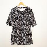 Kate Spade Dresses | Kate Spade Black & White Leopard Print Cotton/Silk Dress Size 4 | Color: Black/White | Size: 4