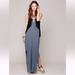 Free People Dresses | Free People Anita Two Toned Maxi Dress | Color: Black/Gray | Size: Xs