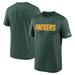 Men's Nike Green Bay Packers Legend Wordmark Performance T-Shirt