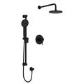 House of Rohl GS Pressure Balanced Complete Shower System w/ Rough-in Valve in Black | 2.25 H x 8 W in | Wayfair GS-TGS23BK-KIT