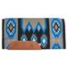 SmartPak Woven Wool Top Saddle Pad - 36x34 - Black/Blue - Smartpak