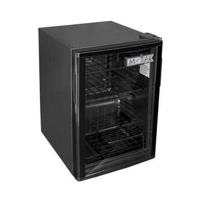 MoTak MXW-85 17 1/2" 1 Section Commercial Wine Cooler w/ 1 Zone - 25 Bottle Capacity, Black