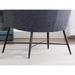 Modern Style 1pc Accent Chair Sheep Wool-Like Fabric Covered Metal Legs Stylish Living Room Furniture