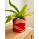 Handmade valentines plant pot | red and pink plant pot | Galentines gifts | Mother's Day gift | valentines home decor