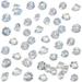 FNNMNNR 1300 Assorted Glass Rondelle Beads AB Gemstone Drilled Loose Beads Clear Glass Craft Beads Faceted Sparkle Beads for Jewelry Making Necklace Bracelet Earring.