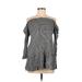 Abercrombie & Fitch Casual Dress - Mini: Black Checkered/Gingham Dresses - Women's Size X-Small