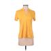 Nike Active T-Shirt: Yellow Activewear - Women's Size Small