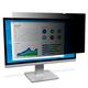 3M Privacy Filter for 24 inch widescreen LCD monitor. Black anti-glare privacy screen. Protect data from visual hacking.