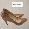 Nine West Shoes | Nine West Zulma Pointy Heel Pumps | Color: Tan | Size: 7.5