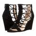 Jessica Simpson Shoes | Jessica Simpson 8.5m Beccy Wedge Suede Sandal | Color: Black | Size: 8.5