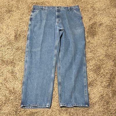 Carhartt Jeans | Carhartt Carpenter Jeans Men’s 42x32 Denim Blue Jeans Outdoor Casual Workwear | Color: Blue | Size: 42