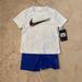 Nike Matching Sets | Nike Boys Outfit Size 3t | Color: Blue/White | Size: 3tb