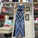 Michael Kors Dresses | Michael Michael Kors Mediterranean Sleeveless Stretchy Long Maxi Dress | Color: Black/Blue | Size: L