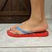 Coach Shoes | Coach Abbigail Floral Rubber Flip Flops | Color: Blue/Red | Size: 10