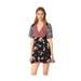 Free People Dresses | Free People ‘Mix It Up’ Printed Mini Dress Size 4 Nwt | Color: Black/Red | Size: 4