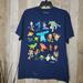 Disney Tops | Disney Pixar Characters Blue Short Sleeves Tshirt Size Large | Color: Blue | Size: L