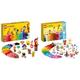 LEGO 11030 Classic Großes Kreativ-Bauset Konstruktionsspielzeug-Set, Baue EIN Smiley Emoji & 11029 Classic Party Kreativ-Bauset Bausteine-Box, Familienspiele zum gemeinsamen Spielen