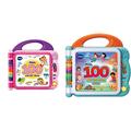 VTech Baby Mein 100-Wörter-Buch pink – Interaktives Bilderbuch zum Lernen erster Wörter– 2-5 Jahren & Baby Mein 100-Wörter-Buch: Orte– Für Kinder von 2-5 Jahren