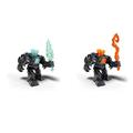 SCHLEICH 42598 Eldrador Mini Creatures Schatten-EIS-Roboter, für Kinder ab 7-12 Jahren & 42597 Eldrador Mini Creatures Schatten-Lava-Roboter, für Kinder ab 7-12 Jahren