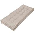 Dibor Garden Furniture Bench Cushion Outdoor Seat Pad Mattress Cushion (Grey Stripe)