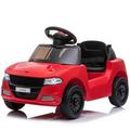 6v Ride on Car for toddlers, kids, ride on vehicle with working lights and radio with Remote Control, Music, Horn, Radio, Lights, USB, Slow Start & Safety Belt, Children Electric Vehicle (Red)