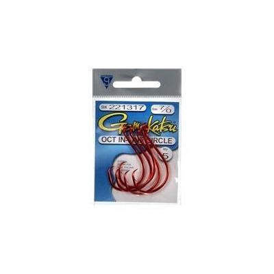 Gamakatsu Octopus Circle Red Size 7/0 5 Pack