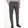Chinohose TOMMY HILFIGER "Chino Denton 1985 PIMA CO", Herren, Gr. 34, Länge 36, grau (schwarzgrau), Obermaterial: 96% Baumwolle, 4% Elasthan, casual, normal, Hosen