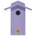 Birds Choice Recycled Plastic 11.5 in x 6 in x 8.75 in Birdhouse Plastic in Indigo | 11.5 H x 6 W x 8.75 D in | Wayfair GSBBH-LP