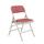 Fabric Triple Brace Double Hinge Folding Chair,Wine