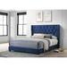 Etta Avenue™ Osoba Tufted Low Profile Bed Upholstered/Velvet in Blue | Full/Double | Wayfair A986BFACDEEC473FBA34D71979C793D3
