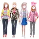 Ensemble de vêtements pour poupée Barbie 12 pouces 4 pièces mode mixte et assorti vêtements pour