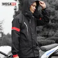 WOSAWE-Manteau de Pluie Imperméable pour Motocycliste Veste et Pantalon pour Homme et Femme