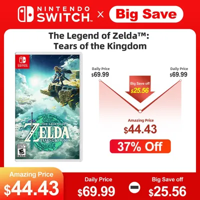 The Legend of Zelda Tears of the Kingdom jeux Nintendo Switch Game Deals Carte de jeu fongique