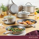 Anolon Achieve Hard Anodized Nonstick Cookware Pots and Pans Set, 9-Piece