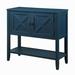 August Grove® 35’’ Farmhouse Wood Buffet Sideboard Console Table w/ Bottom Shelf & 2-Door Cabinet, For Living Room | Wayfair