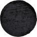 Black 120 x 120 x 1.6 in Area Rug - Everly Quinn Handmade Polyester Rug Polyester | 120 H x 120 W x 1.6 D in | Wayfair