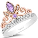 Disney Jewelry | Enchanted Disney Diamond Rose Rapunzel Ring | Color: Gold/Silver | Size: Various